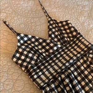 Banana Republic Black & White Gingham Dress - Sz 4